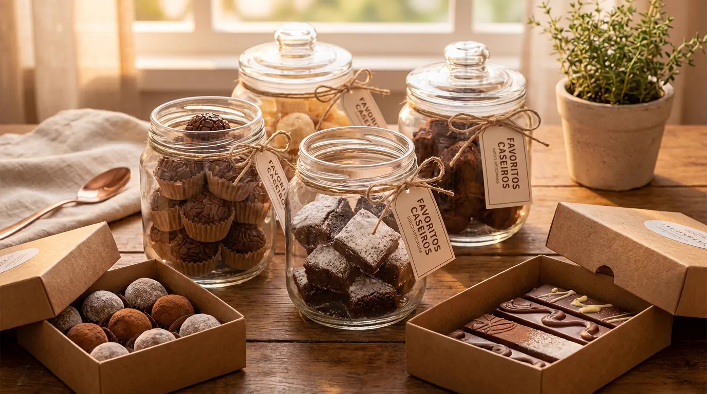Receitas de doces para vender e lucrar com brigadeiros, brownies e cookies