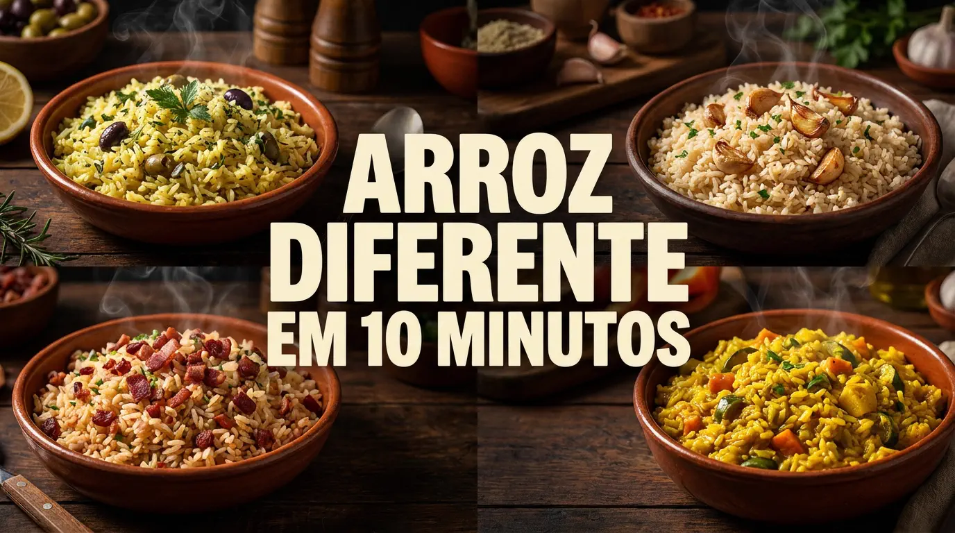 Arroz Diferente em 10 Minutos (Fácil e Barato)