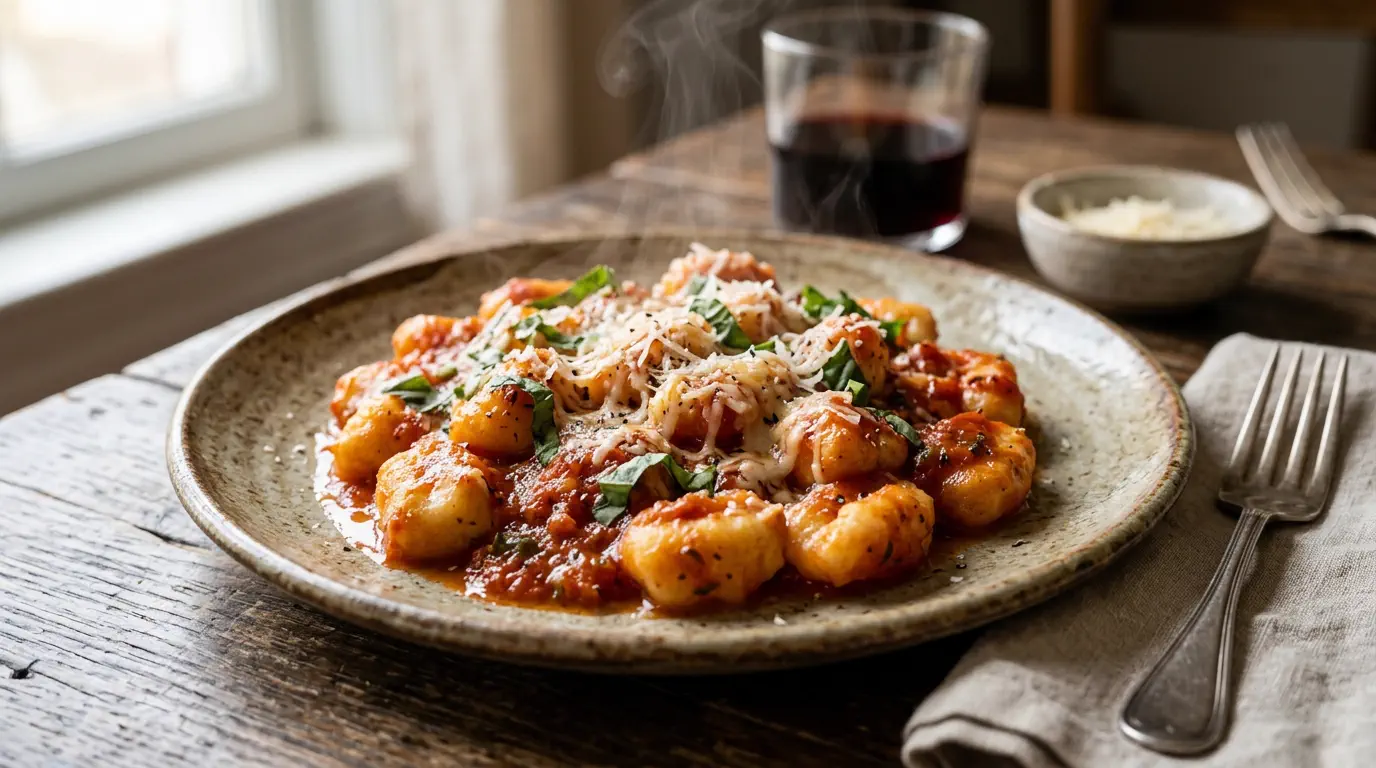 nhoque de batata que derrete na boca