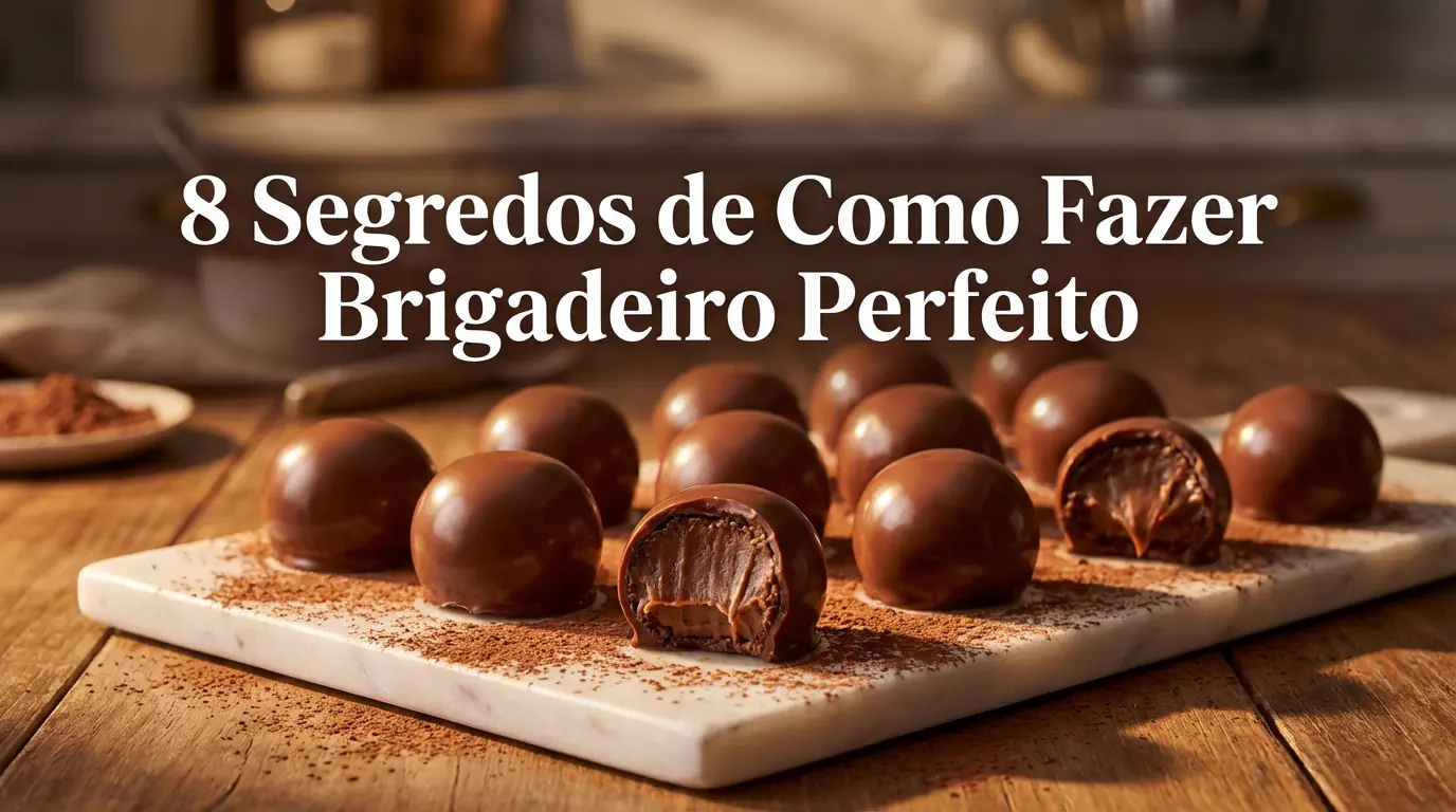 8 Segredos de Como Fazer Brigadeiro Perfeito (Cremoso e Brilhante)