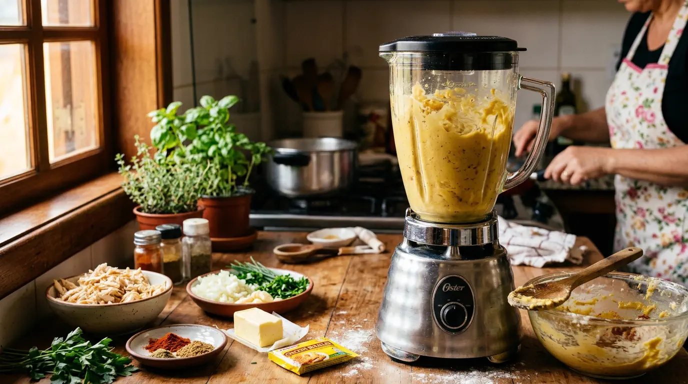 como fazer coxinha de liquidificador