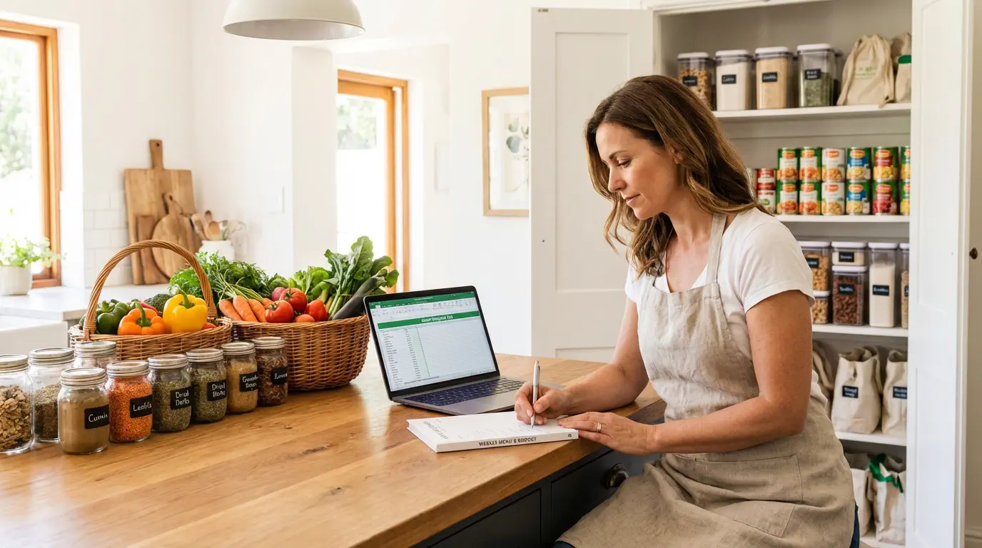 economizar na cozinha através de planejamento e lista de compras