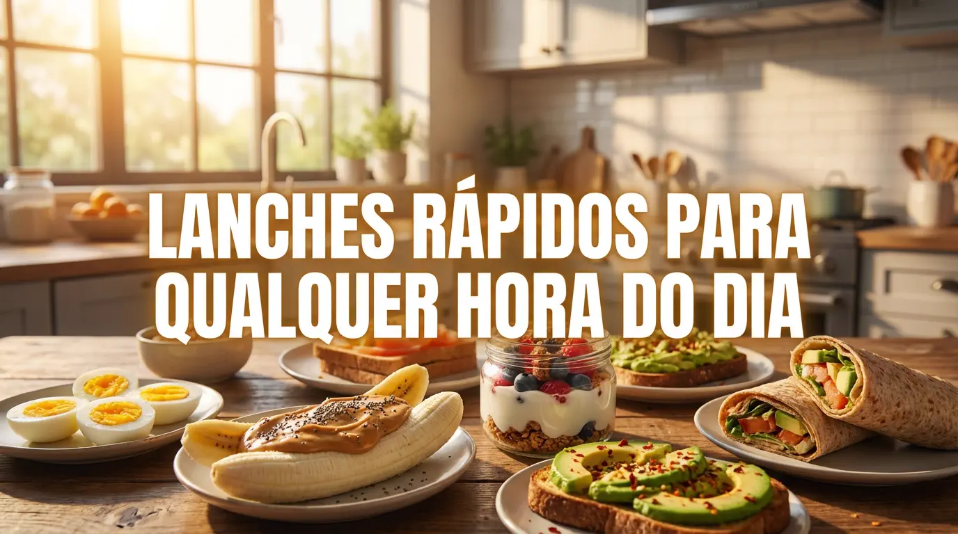 Lanches Rápidos para Qualquer Hora do Dia