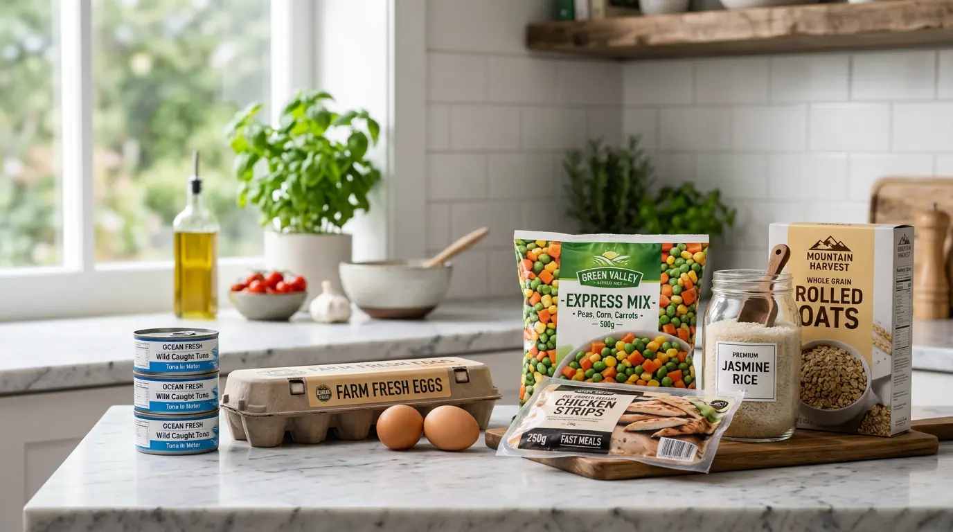 ingredientes para receitas express para quem não tem tempo