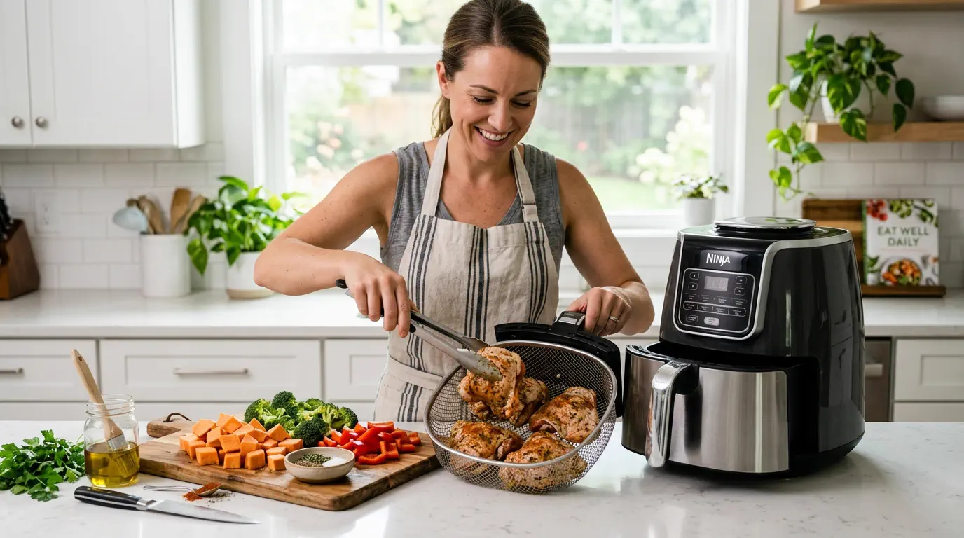 receitas na air fryer crocantes e saudáveis