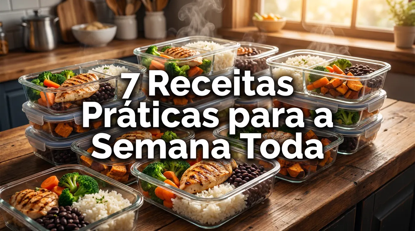 7 Receitas Práticas para a Semana Toda (Fáceis e Baratas)