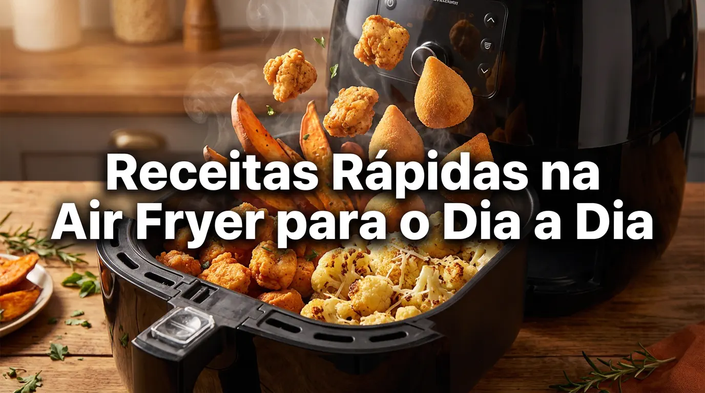 20 Receitas Rápidas na Air Fryer para o Dia a Dia