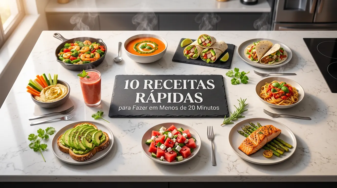10 Receitas Rápidas para Fazer em Menos de 20 Minutos